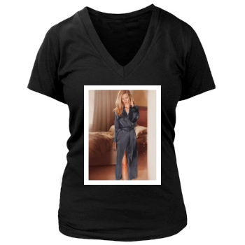 Rosie Huntington-Whiteley Women's Deep V-Neck TShirt