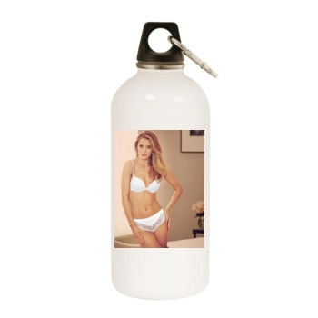 Rosie Huntington-Whiteley White Water Bottle With Carabiner