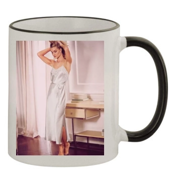 Rosie Huntington-Whiteley 11oz Colored Rim & Handle Mug