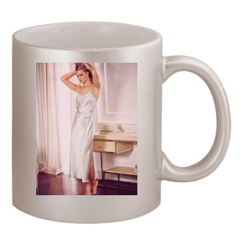 Rosie Huntington-Whiteley 11oz Metallic Silver Mug