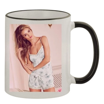 Rosie Huntington-Whiteley 11oz Colored Rim & Handle Mug