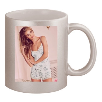 Rosie Huntington-Whiteley 11oz Metallic Silver Mug