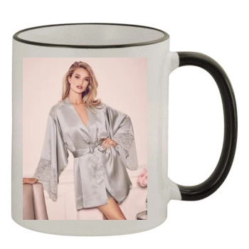 Rosie Huntington-Whiteley 11oz Colored Rim & Handle Mug