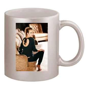 Rosie Huntington-Whiteley 11oz Metallic Silver Mug