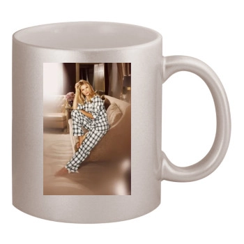 Rosie Huntington-Whiteley 11oz Metallic Silver Mug