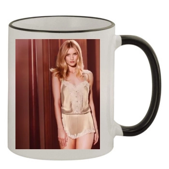 Rosie Huntington-Whiteley 11oz Colored Rim & Handle Mug