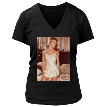 Rosie Huntington-Whiteley Women's Deep V-Neck TShirt