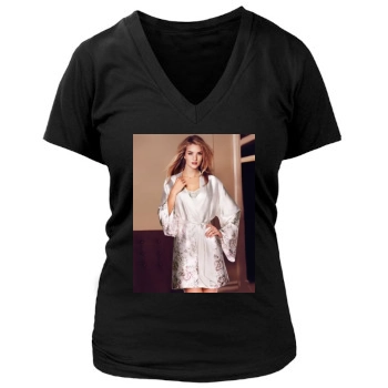 Rosie Huntington-Whiteley Women's Deep V-Neck TShirt