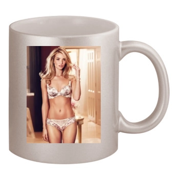 Rosie Huntington-Whiteley 11oz Metallic Silver Mug