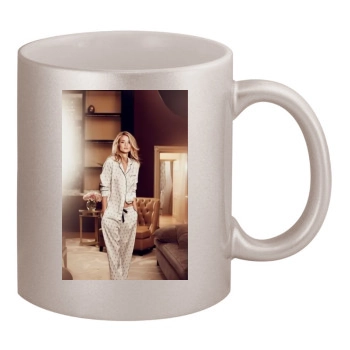 Rosie Huntington-Whiteley 11oz Metallic Silver Mug