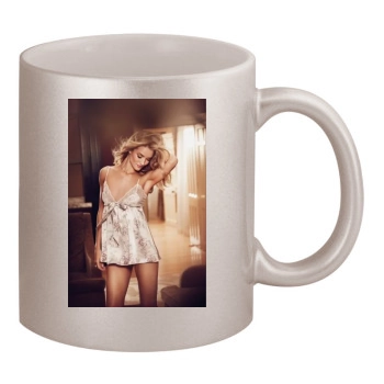 Rosie Huntington-Whiteley 11oz Metallic Silver Mug