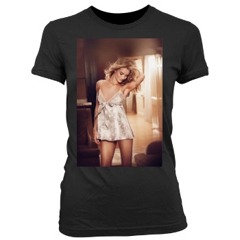 Rosie Huntington-Whiteley Women's Junior Cut Crewneck T-Shirt