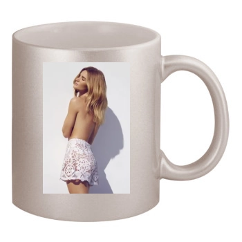 Rosie Huntington-Whiteley 11oz Metallic Silver Mug