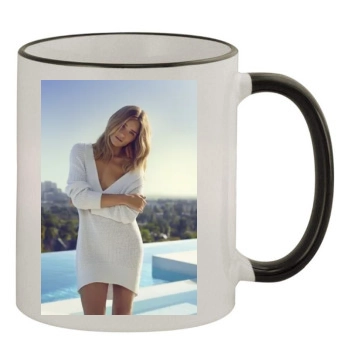 Rosie Huntington-Whiteley 11oz Colored Rim & Handle Mug