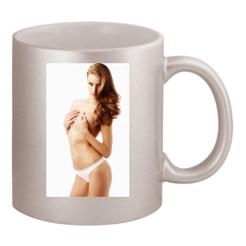 Rosie Huntington-Whiteley 11oz Metallic Silver Mug