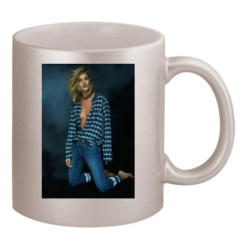 Rosie Huntington-Whiteley 11oz Metallic Silver Mug