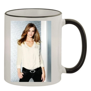 Rosie Huntington-Whiteley 11oz Colored Rim & Handle Mug