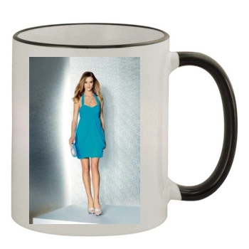 Rosie Huntington-Whiteley 11oz Colored Rim & Handle Mug