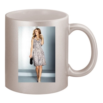 Rosie Huntington-Whiteley 11oz Metallic Silver Mug