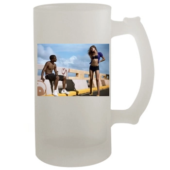 Rosie Huntington-Whiteley 16oz Frosted Beer Stein