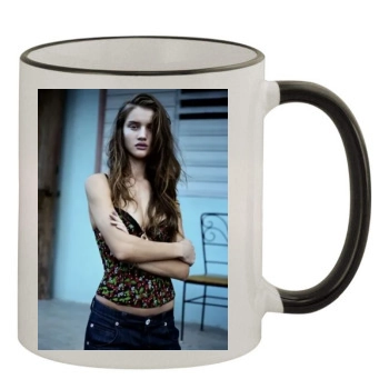 Rosie Huntington-Whiteley 11oz Colored Rim & Handle Mug