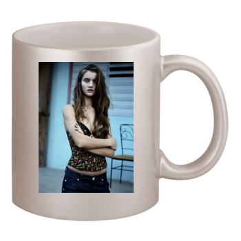 Rosie Huntington-Whiteley 11oz Metallic Silver Mug