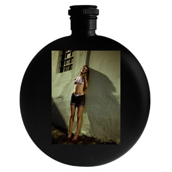 Rosie Huntington-Whiteley Round Flask