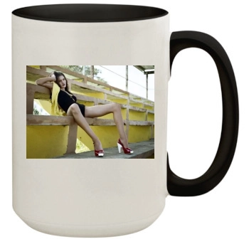 Rosie Huntington-Whiteley 15oz Colored Inner & Handle Mug