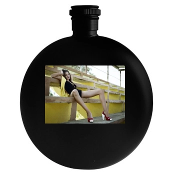 Rosie Huntington-Whiteley Round Flask