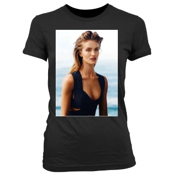 Rosie Huntington-Whiteley Women's Junior Cut Crewneck T-Shirt