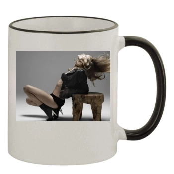 Rosie Huntington-Whiteley 11oz Colored Rim & Handle Mug