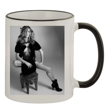 Rosie Huntington-Whiteley 11oz Colored Rim & Handle Mug