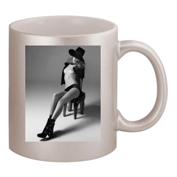 Rosie Huntington-Whiteley 11oz Metallic Silver Mug