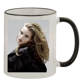 Rosie Huntington-Whiteley 11oz Colored Rim & Handle Mug