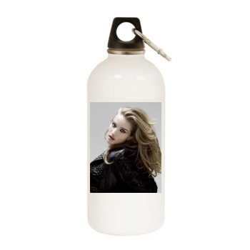 Rosie Huntington-Whiteley White Water Bottle With Carabiner