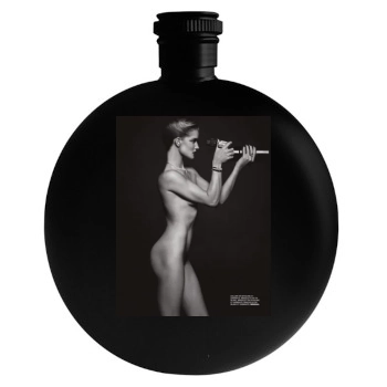 Rosie Huntington-Whiteley Round Flask