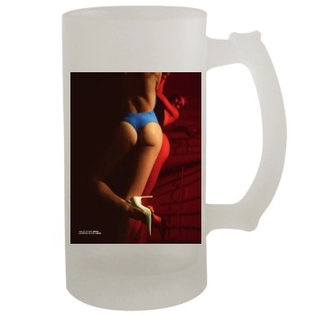 Rosie Huntington-Whiteley 16oz Frosted Beer Stein