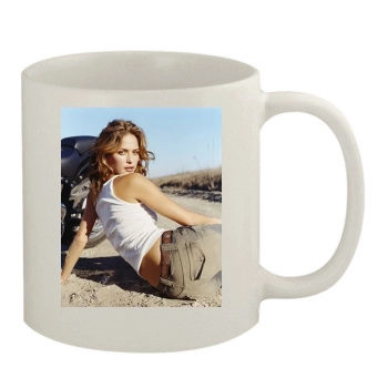 Josie Maran 11oz White Mug