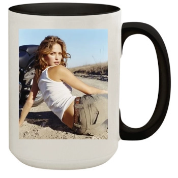 Josie Maran 15oz Colored Inner & Handle Mug