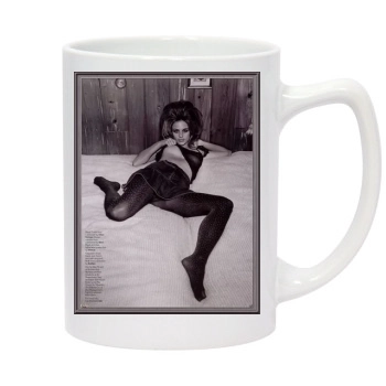 Josie Maran 14oz White Statesman Mug