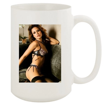 Josie Maran 15oz White Mug