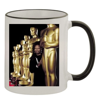 Whoopi Goldberg 11oz Colored Rim & Handle Mug