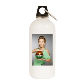 Wolke Hegenbarth White Water Bottle With Carabiner