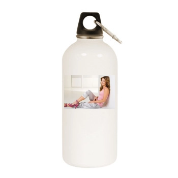 Wolke Hegenbarth White Water Bottle With Carabiner