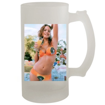 Josie Maran 16oz Frosted Beer Stein