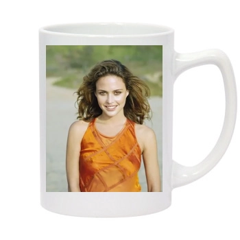 Josie Maran 14oz White Statesman Mug