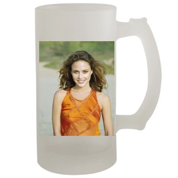 Josie Maran 16oz Frosted Beer Stein