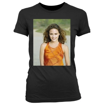 Josie Maran Women's Junior Cut Crewneck T-Shirt