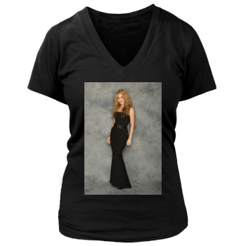 Shakira Women's Deep V-Neck TShirt