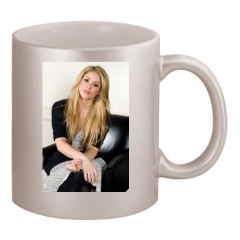 Shakira 11oz Metallic Silver Mug